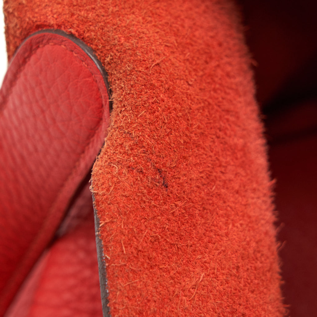 HERMES PICOTIN 18 LOCK BAG ROUGE TOMATE SHW