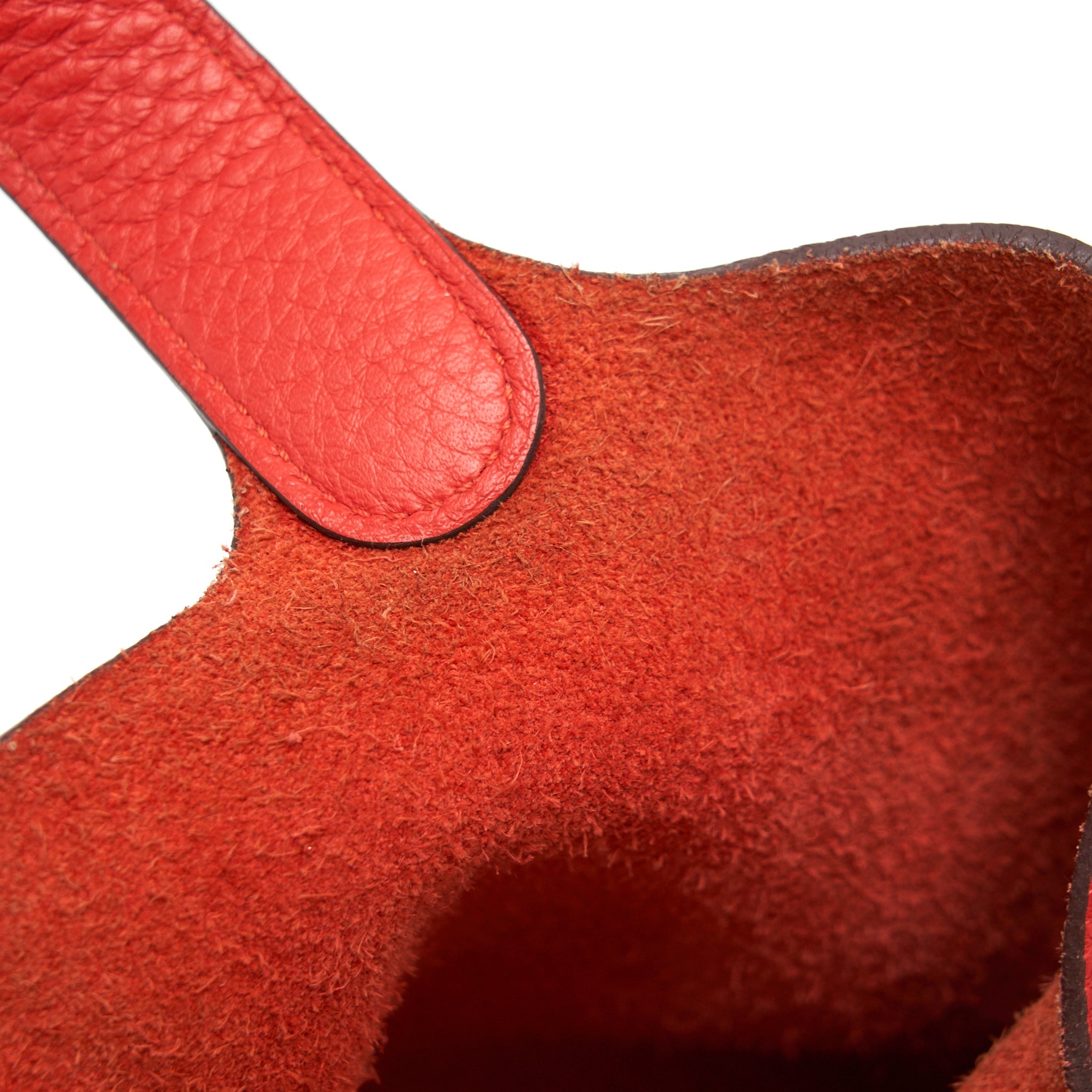 HERMES PICOTIN 18 LOCK BAG ROUGE TOMATE SHW