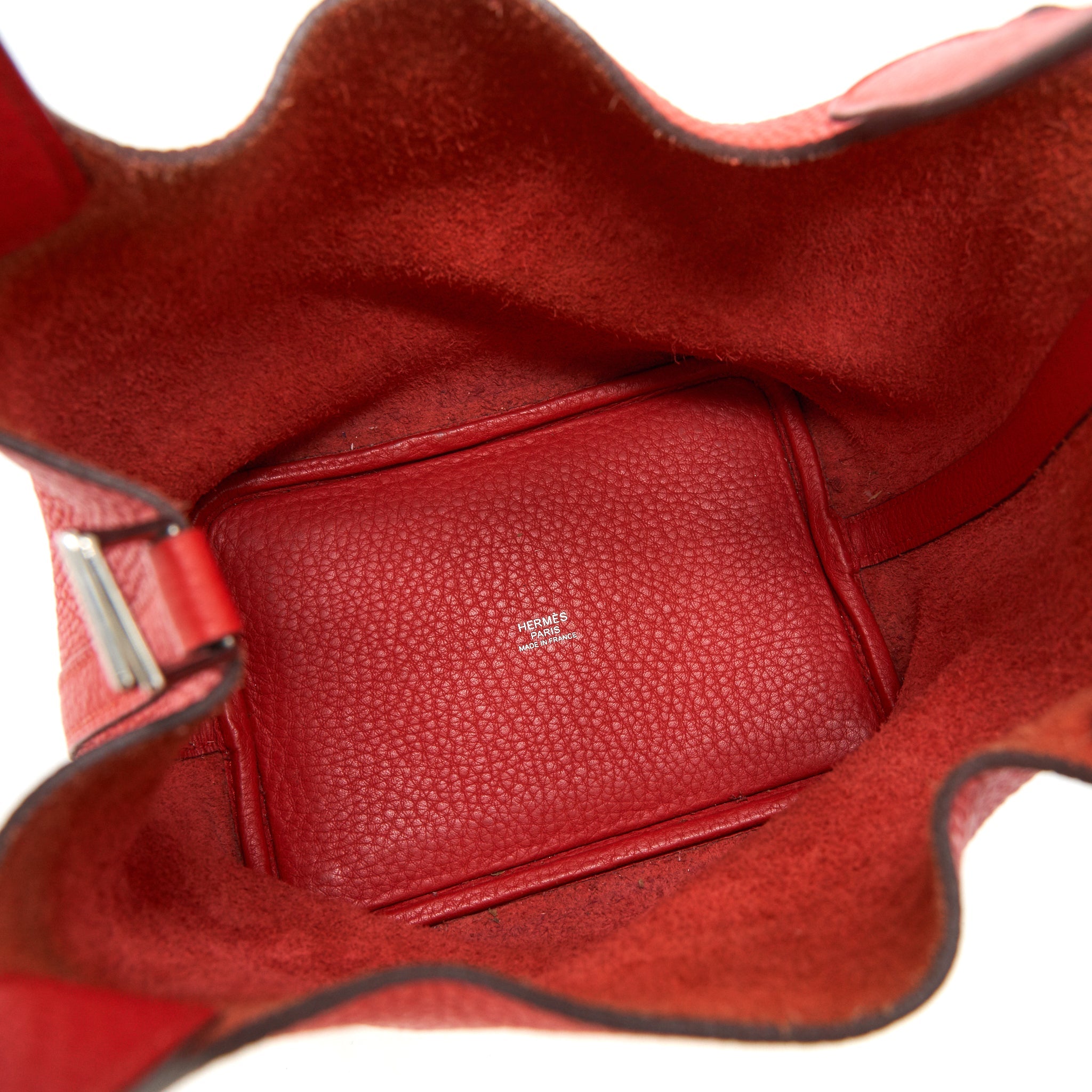 HERMES PICOTIN 18 LOCK BAG ROUGE TOMATE SHW