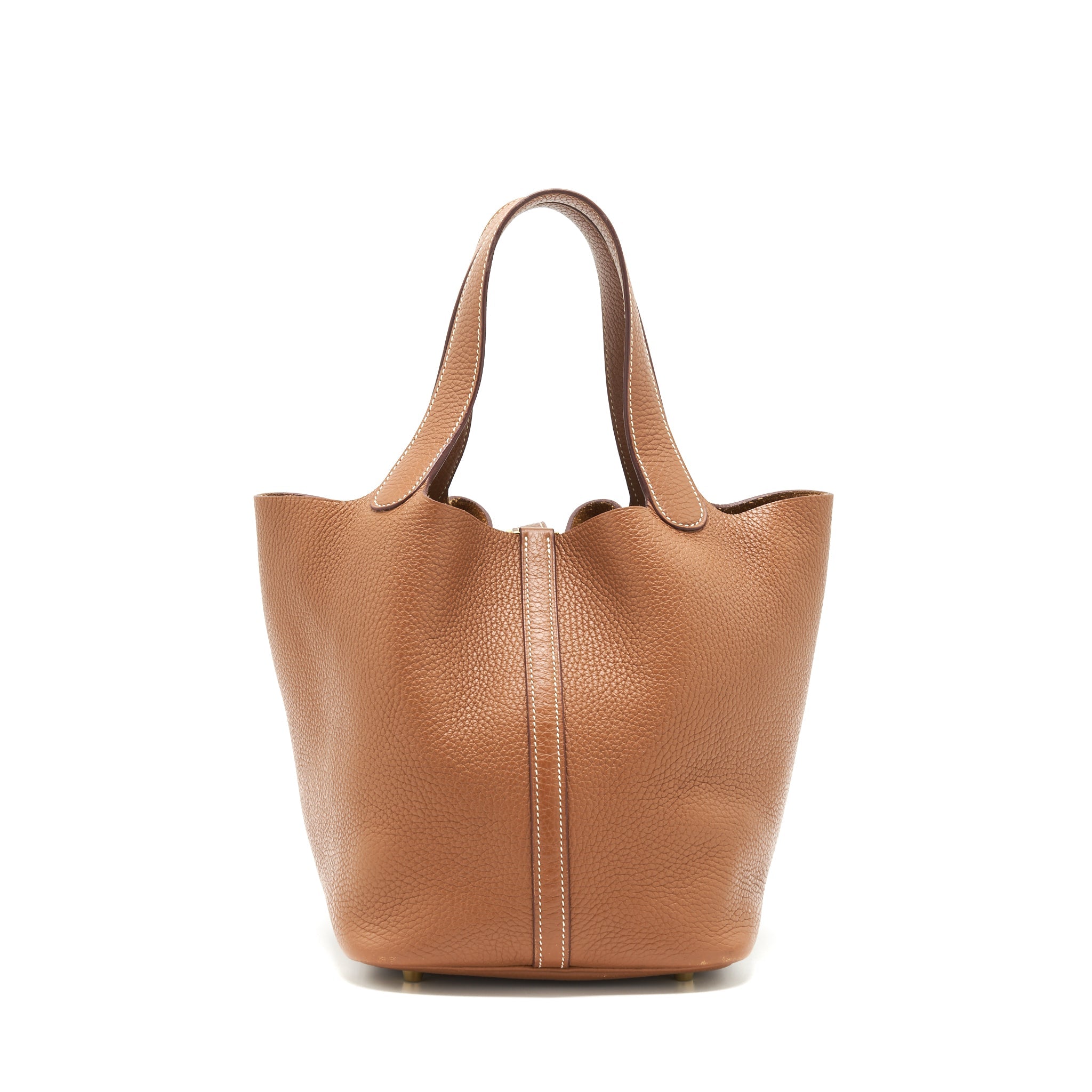 HERMES PICOTIN 22 LOCK BAG GOLD GHW