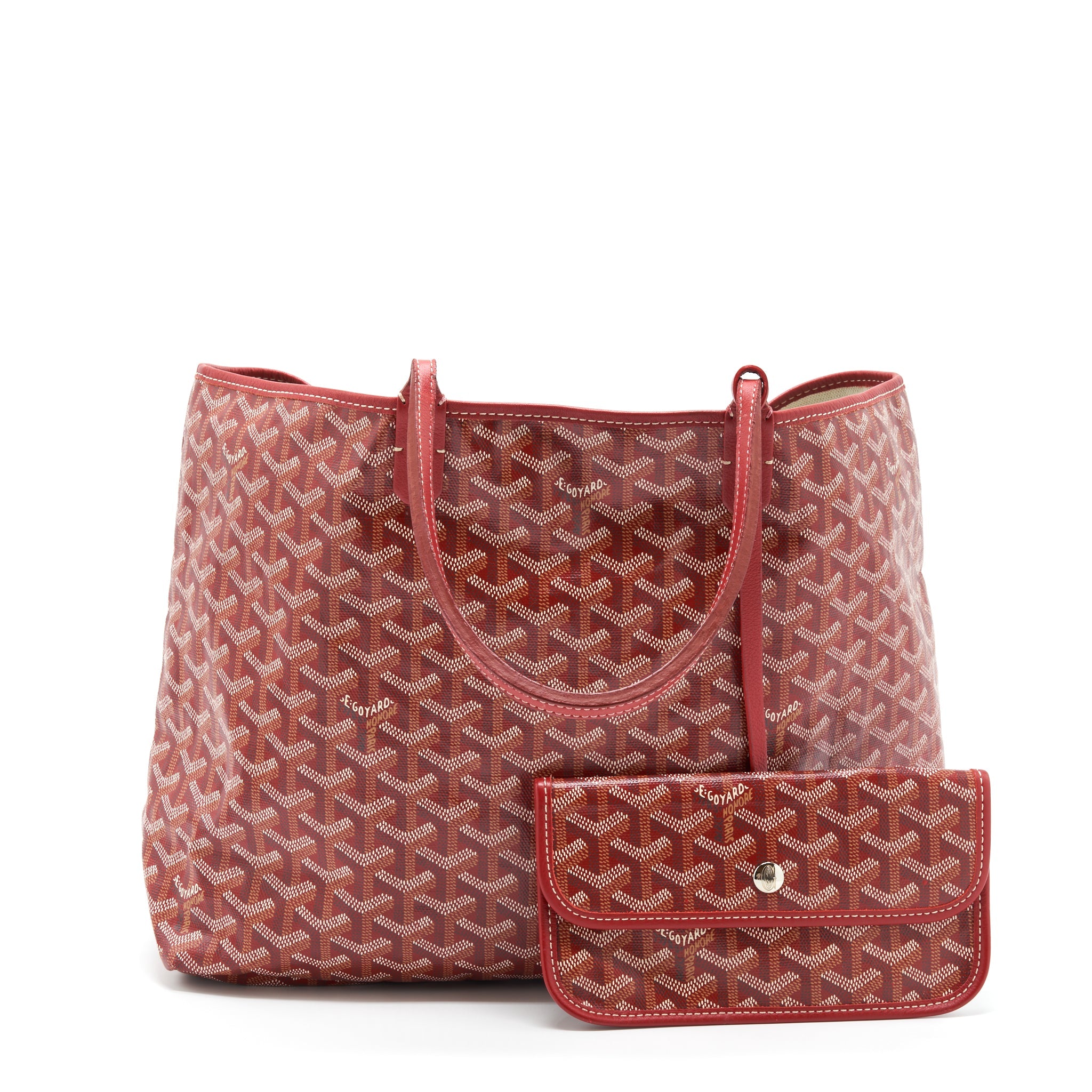GOYARD SAINT LOUIS TOTE PM RED/MULTICOLOUR