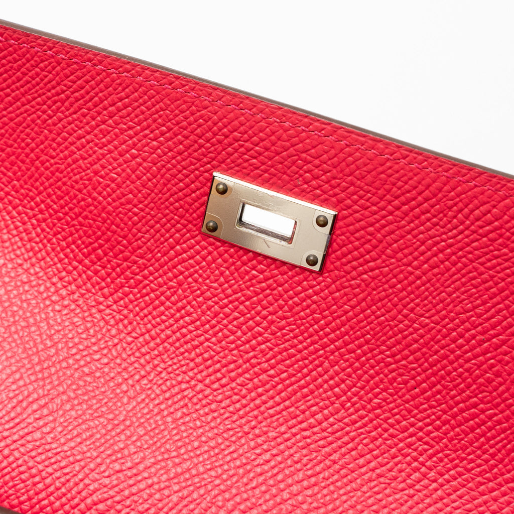 HERMES KELLY LONG WALLET EPSOM ROSE EXTREME SHW