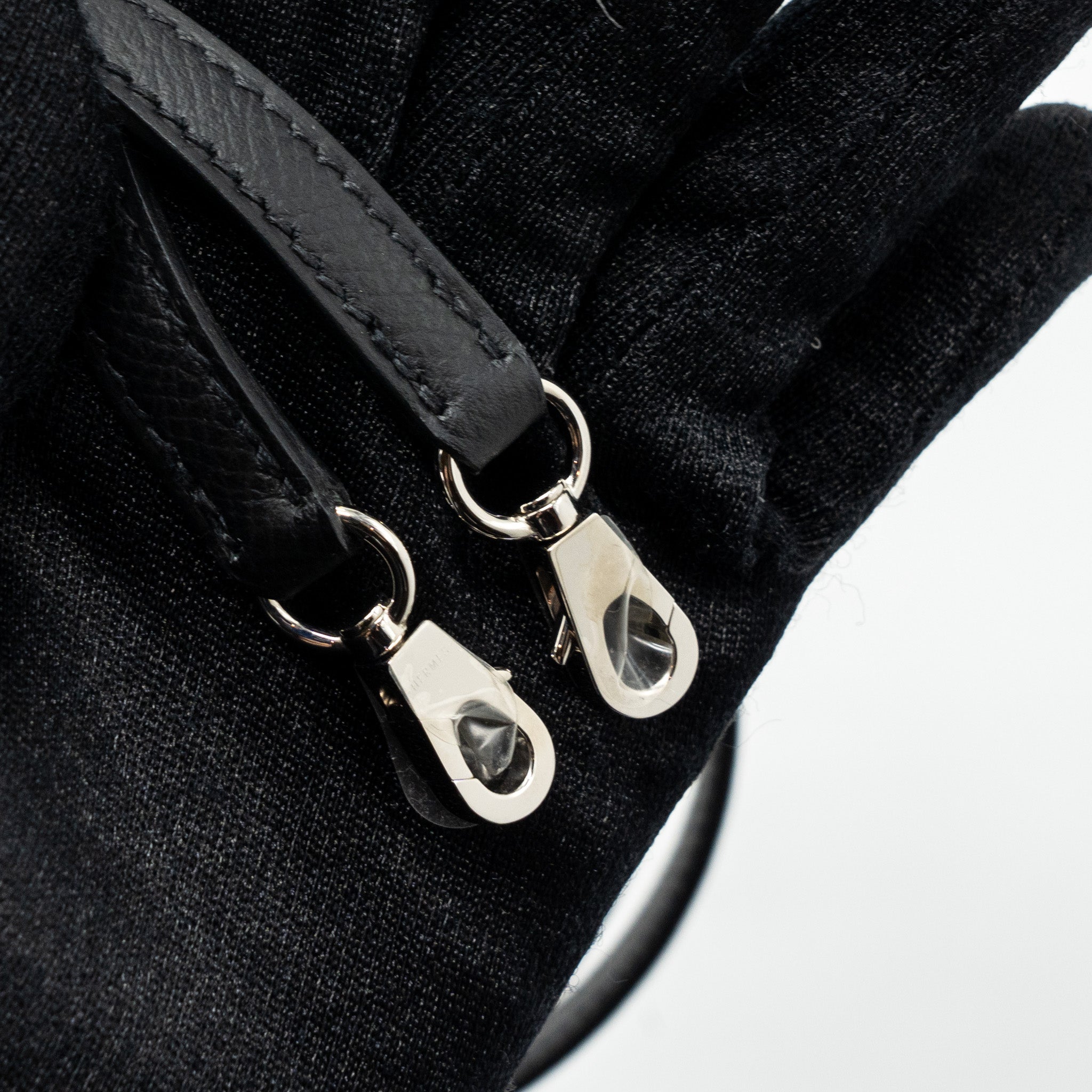 HERMES MINI KELLY EPSOM BLACK SHW