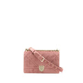 DIOR SMALL DIORAMA VELVET DARK PINK LGHW