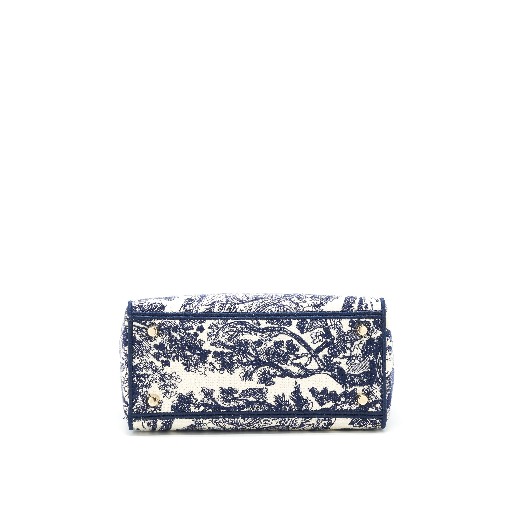 DIOR MEDIUM LADY DIOR D-LITE BAG NAVY GHW