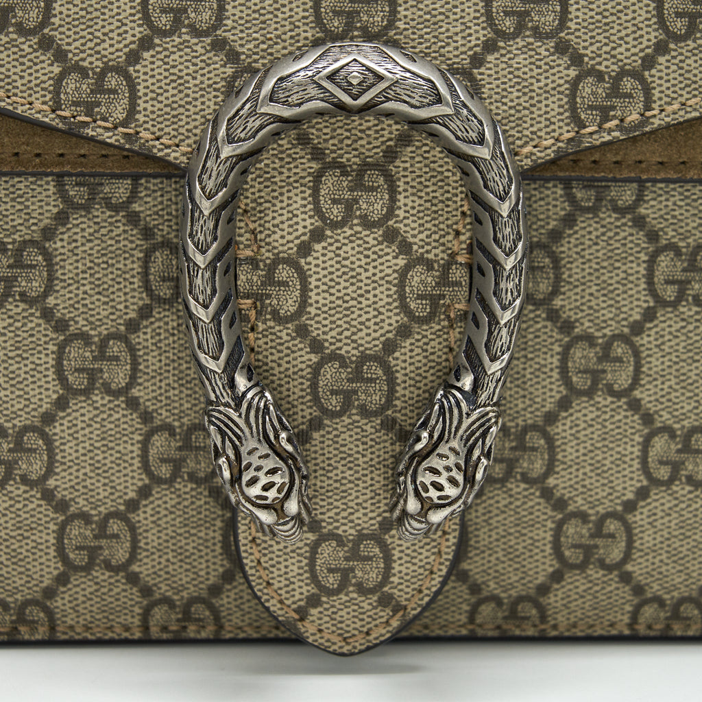 GUCCI SMALL DIONYSUS BAG SUPREME CANVAS / BEIGE
