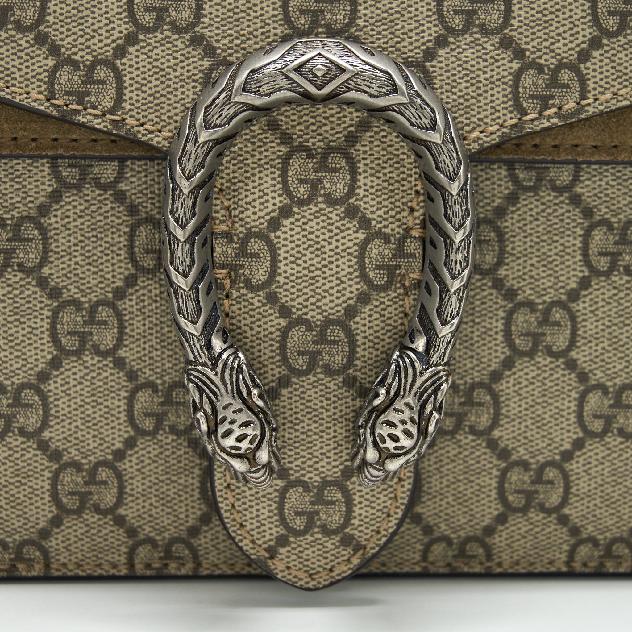 GUCCI SMALL DIONYSUS BAG SUPREME CANVAS / BEIGE