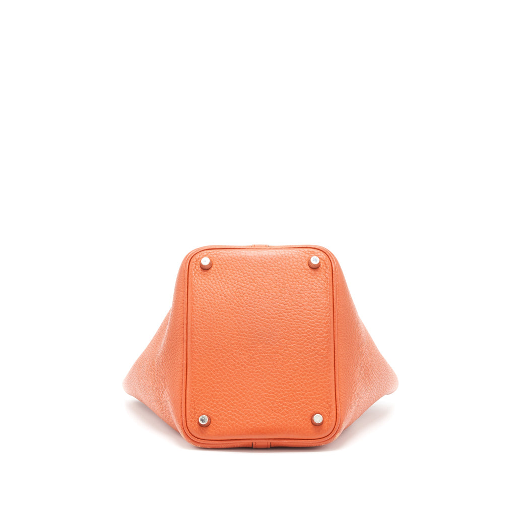 HERMES PICOTIN 18 LOCK BAG ORANGE SHW