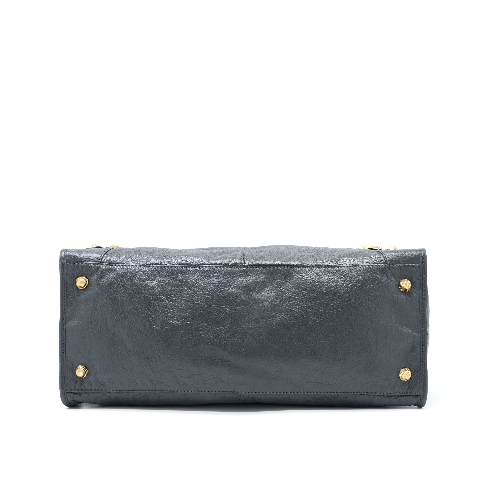 BALENCIAGA GIANT 12 WORK CITY BAG LAMBSKIN GRIS FOSSILE GHW