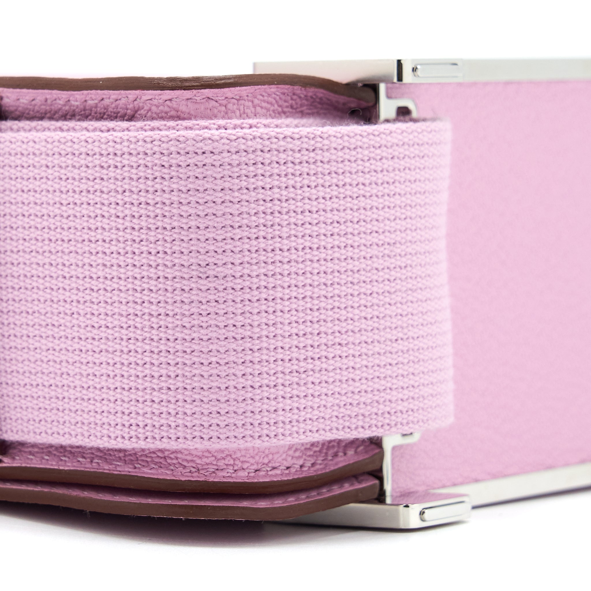 HERMES GETA CHÈVRE MYSORE MAUVE SYLVESTRE SHW