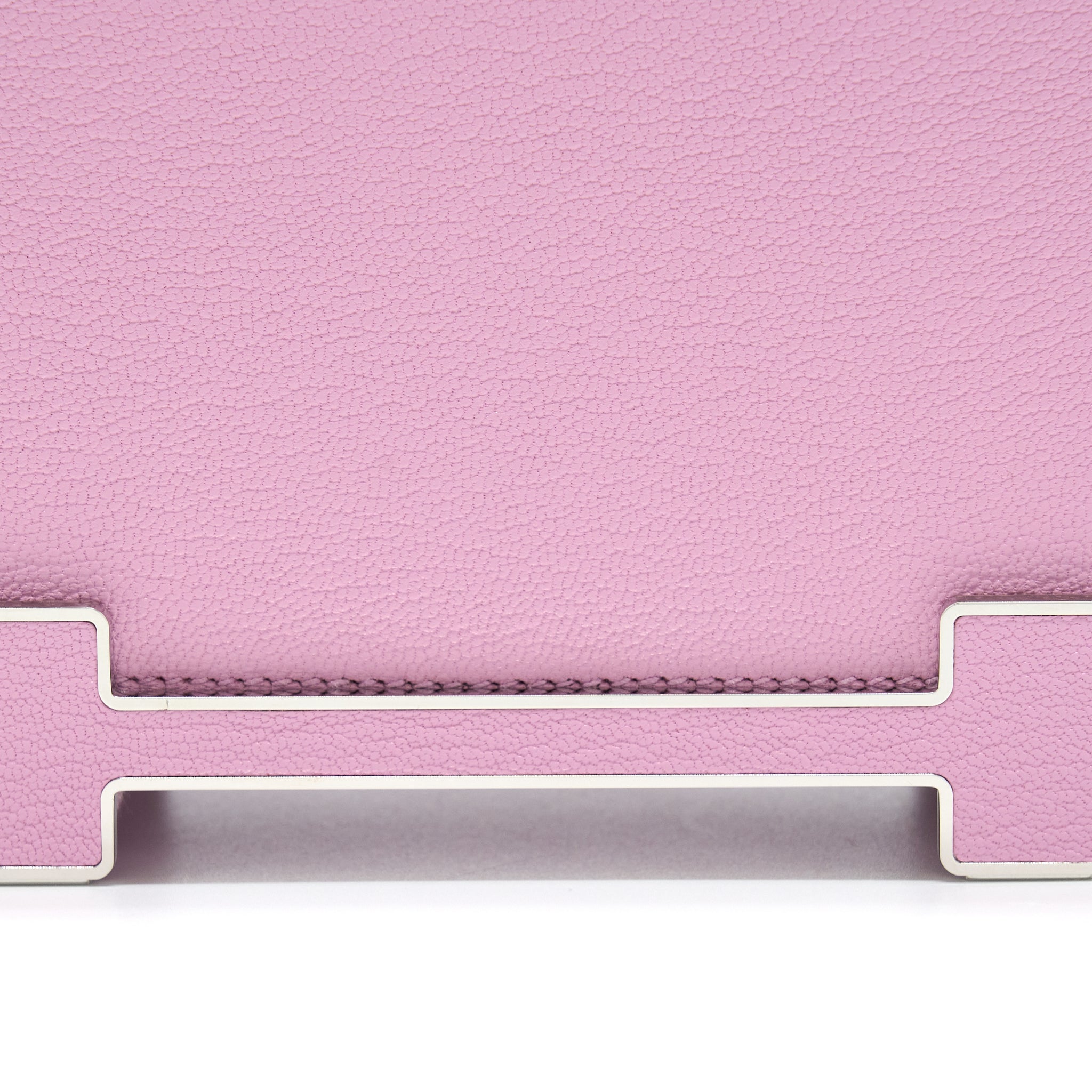 HERMES GETA CHÈVRE MYSORE MAUVE SYLVESTRE SHW