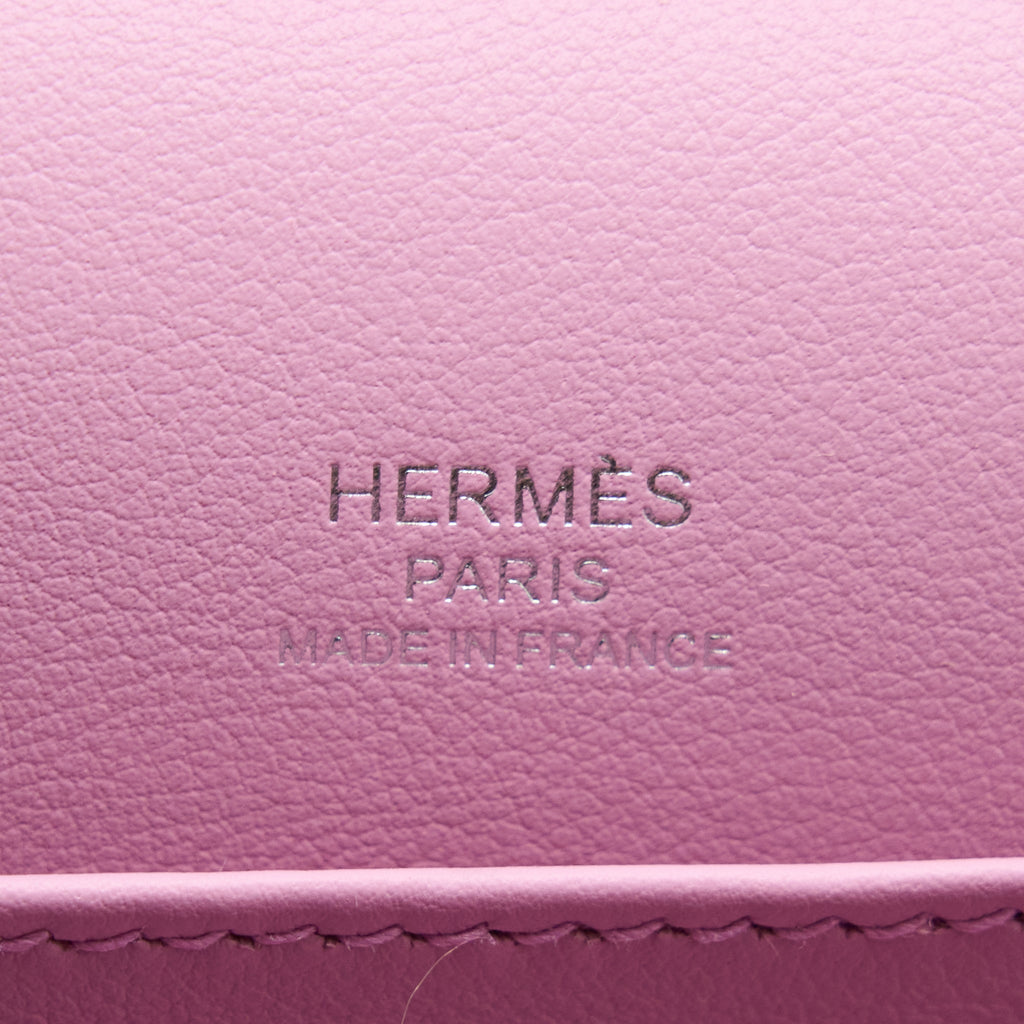 HERMES GETA CHÈVRE MYSORE MAUVE SYLVESTRE SHW