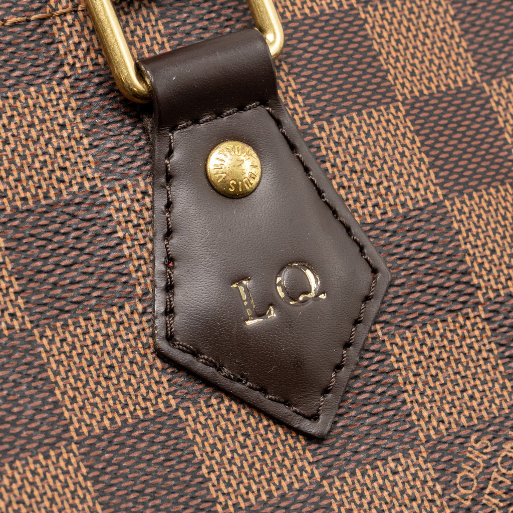LOUIS VUITTON SPEEDY BANDOULIERE 30 DAMIER EBENE CANVAS GHW