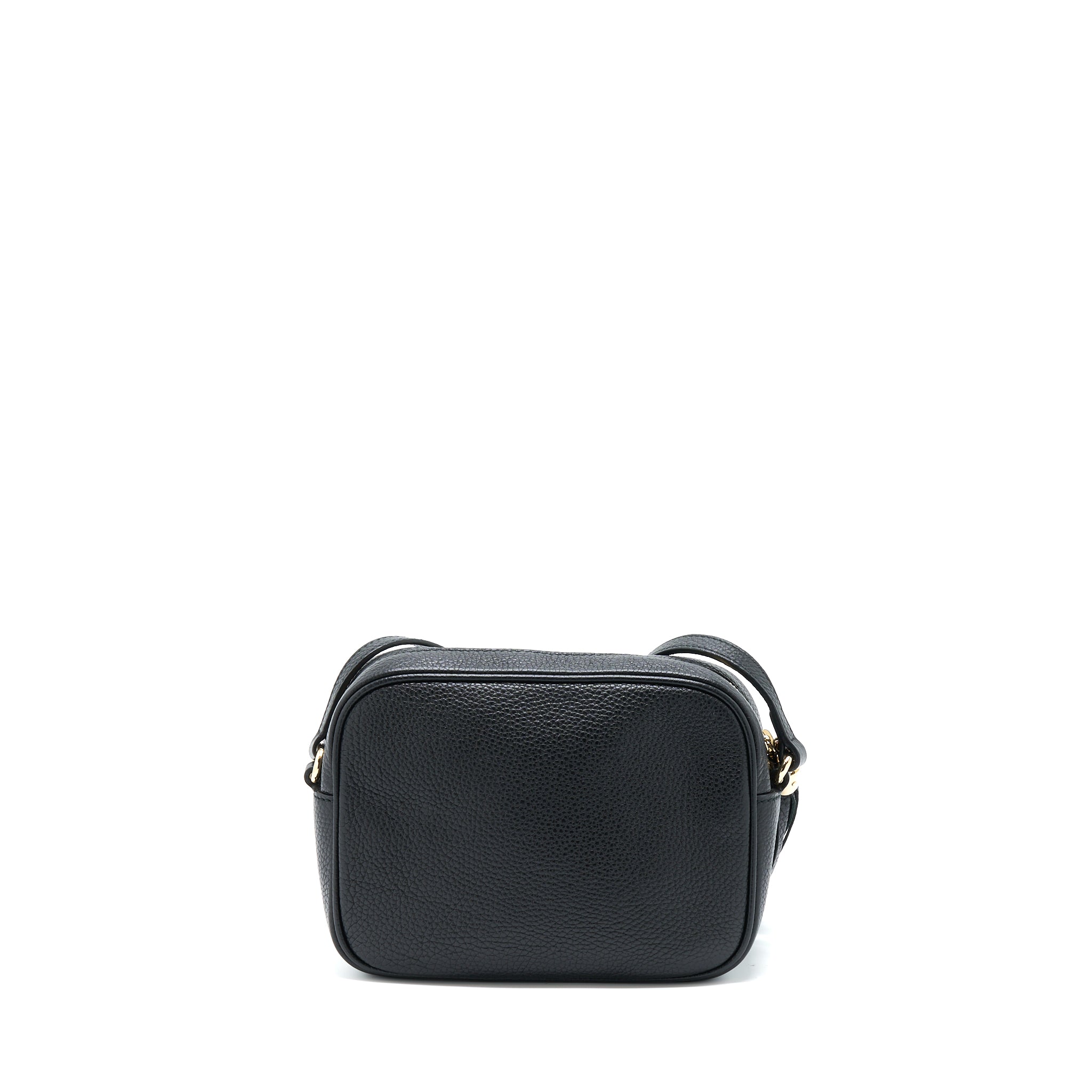 GUCCI SOHO CAMERA DISCO BAG CALFSKIN BLACK GHW