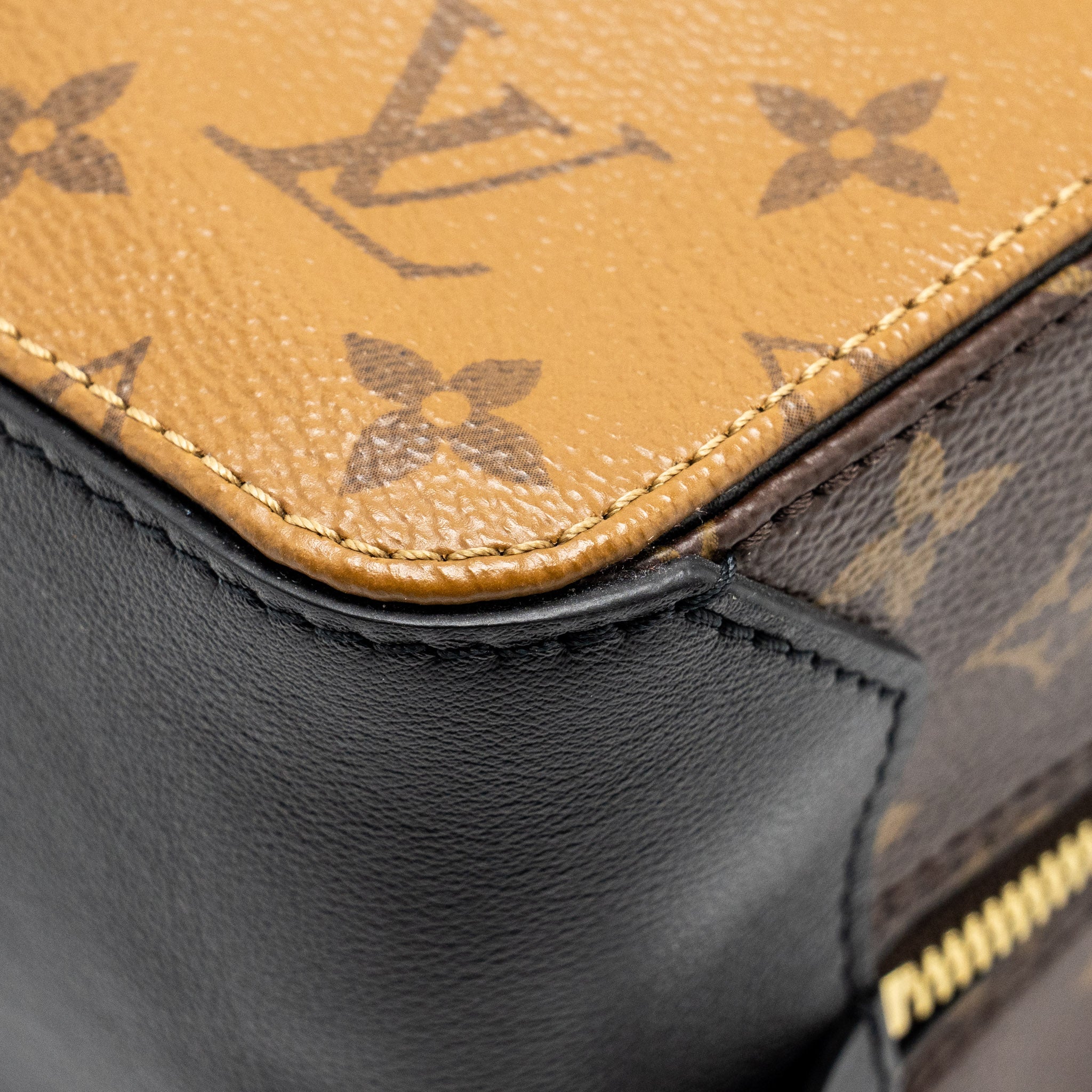 LOUIS VUITTON SQUARE BAG MONOGRAM REVERSE CANVAS GHW