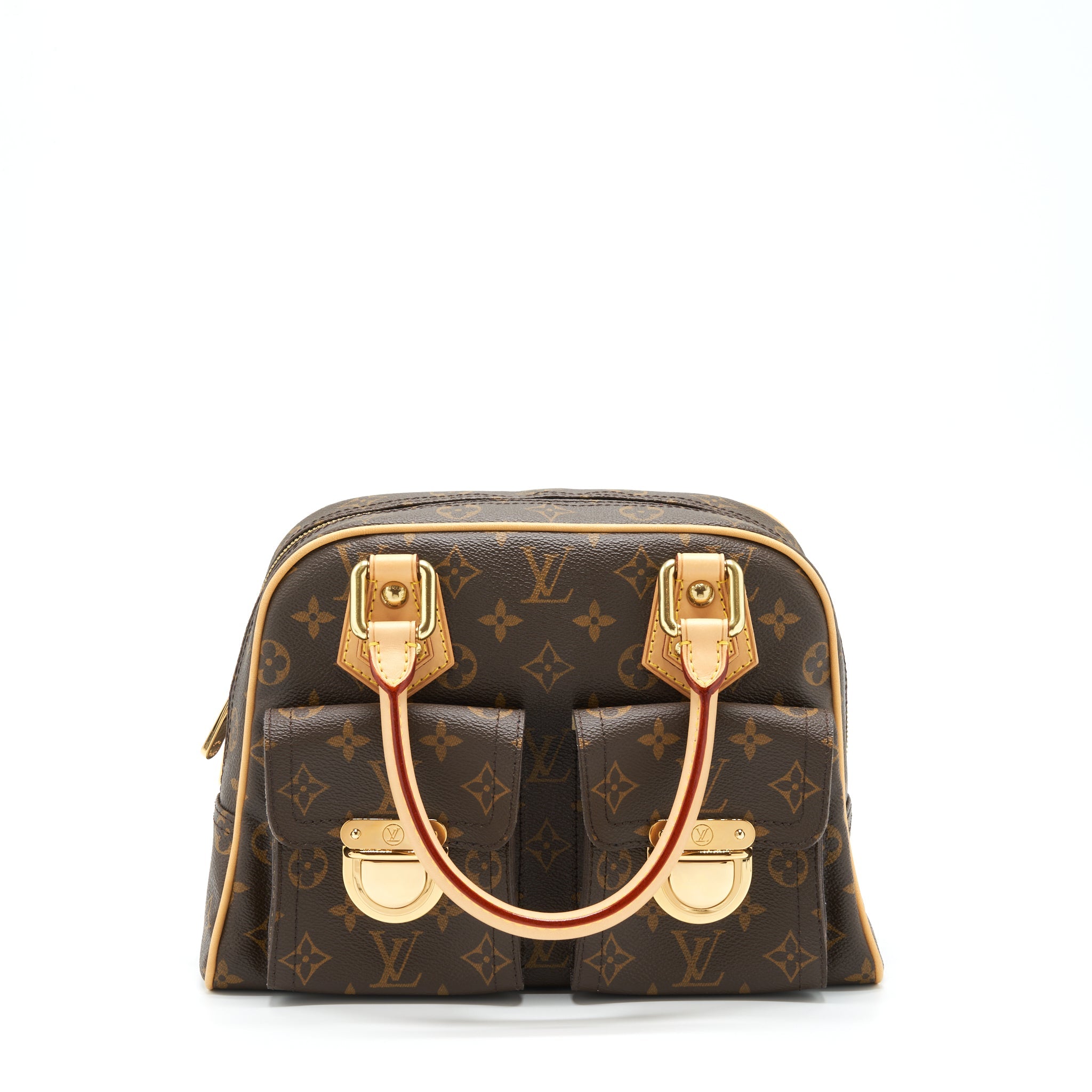 LOUIS VUITTON TOP HANDLE TOTE BAG MONOGRAM CANVAS GHW