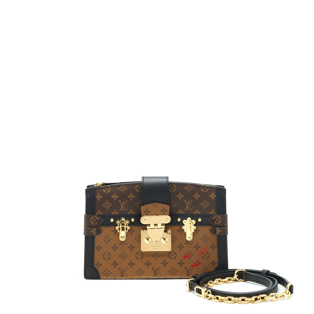 LOUIS VUITTON TRUNK CLUTCH BAG MONOGRAM