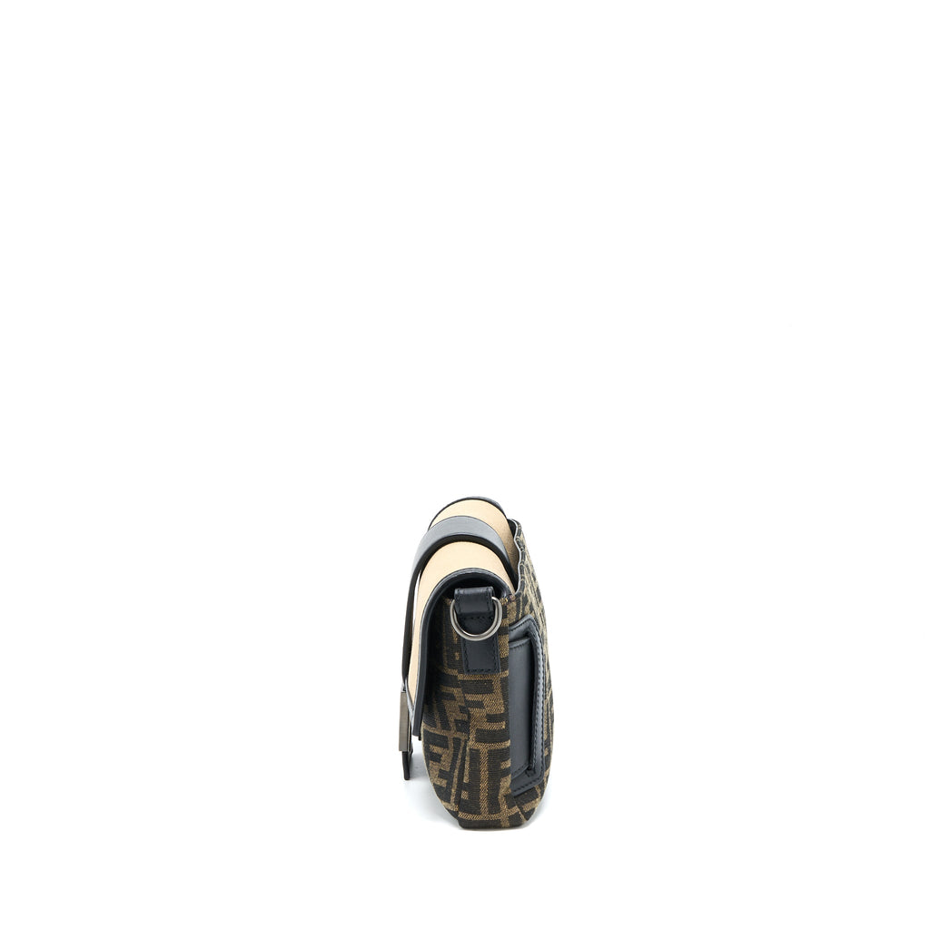 FENDI REGULAR BAGUETTE BAG FF JACQUARD CANVAS MULTICOLOUR SHW