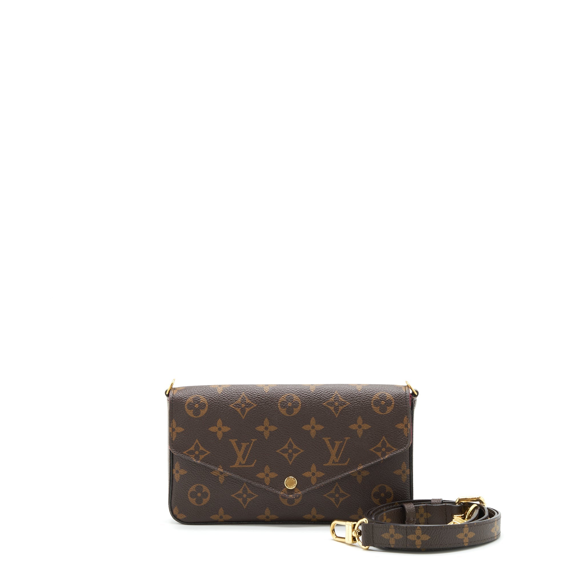 LOUIS VUITTON FELICIE POCHETTE MONOGRAM CANVAS GHW