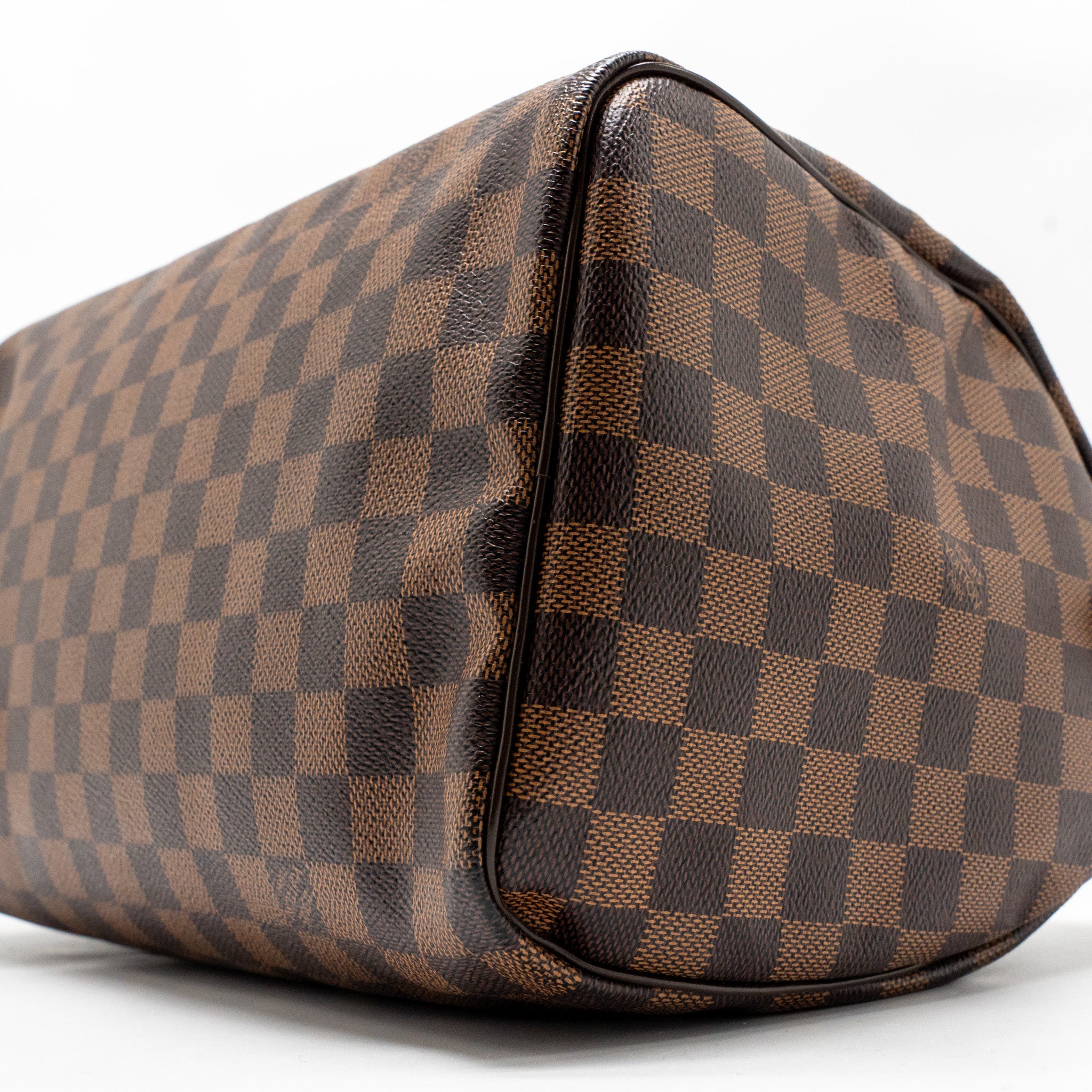 LOUIS VUITTON SPEEDY 30 DAMIER EBENE CANVAS GHW