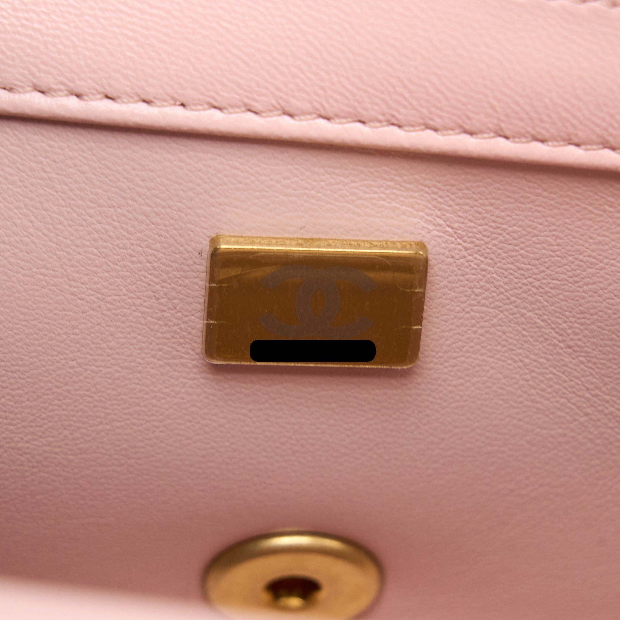 CHANEL 23S CAMELLIA CHAIN MINI RECTANGULAR FLAP BAG LAMBSKIN LIGHT PINK GHW (MICROCHIP)