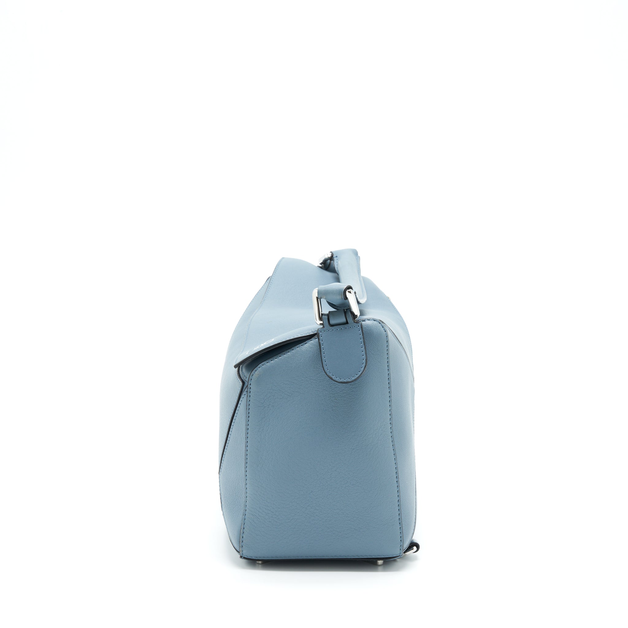 LOEWE PUZZLE BAG CLASSIC CALFSKIN ATLANTIC BLUE SHW