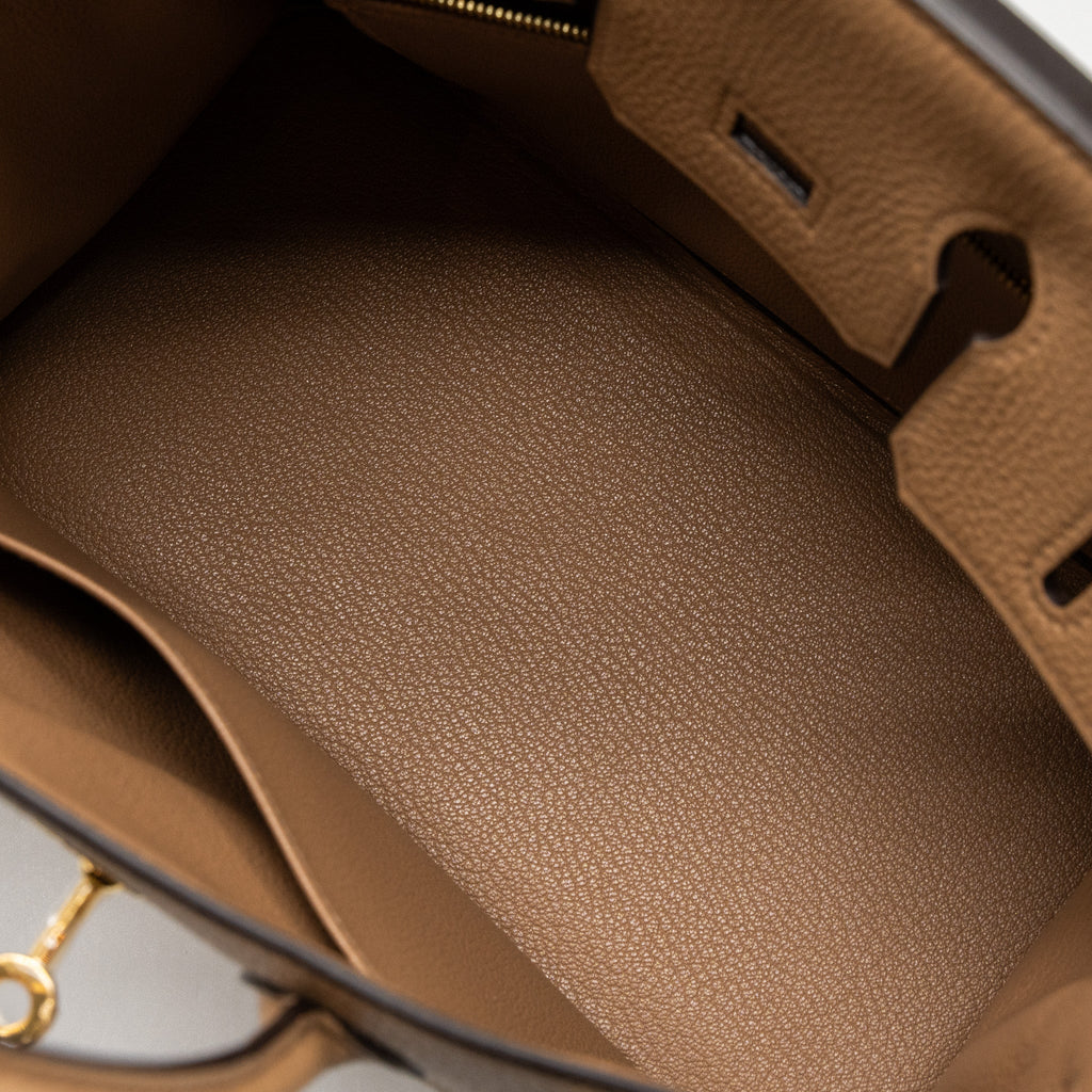 HERMES BIRKIN 25 TOGO 0M CHAI GHW