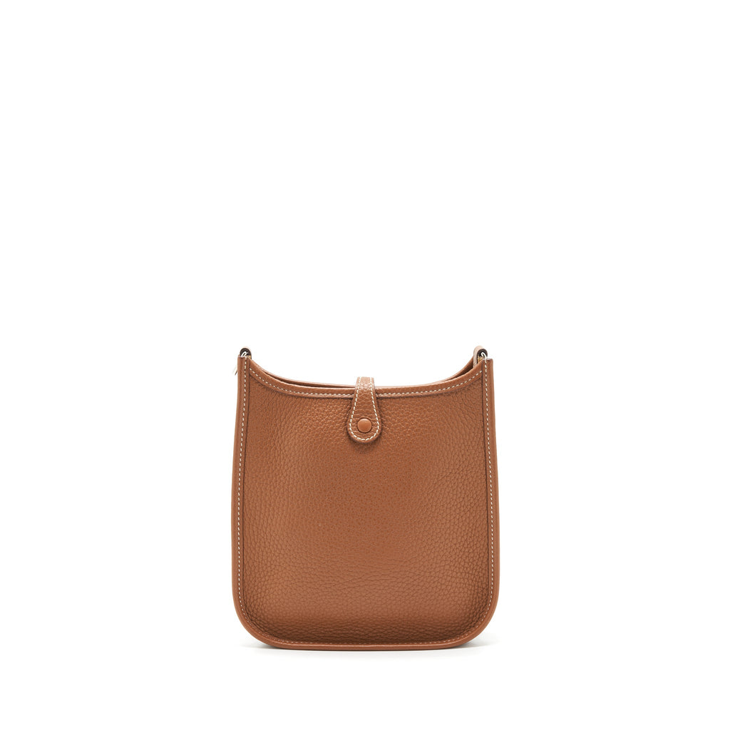 HERMES MINI EVELYNE CLEMENCE GOLD/ AMORE-BRIQUE SHW