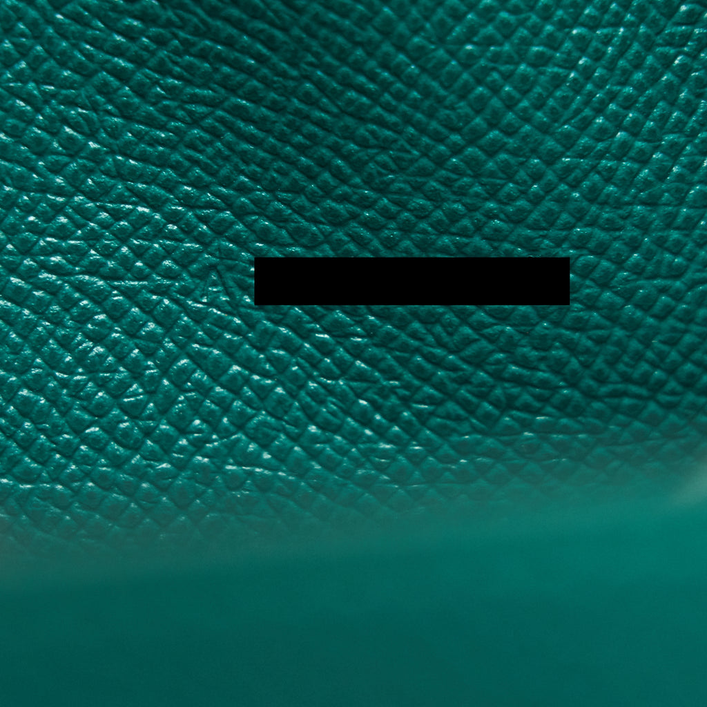 HERMES KELLY LONG WALLET Z6 MALACHITE EPSOM GHW