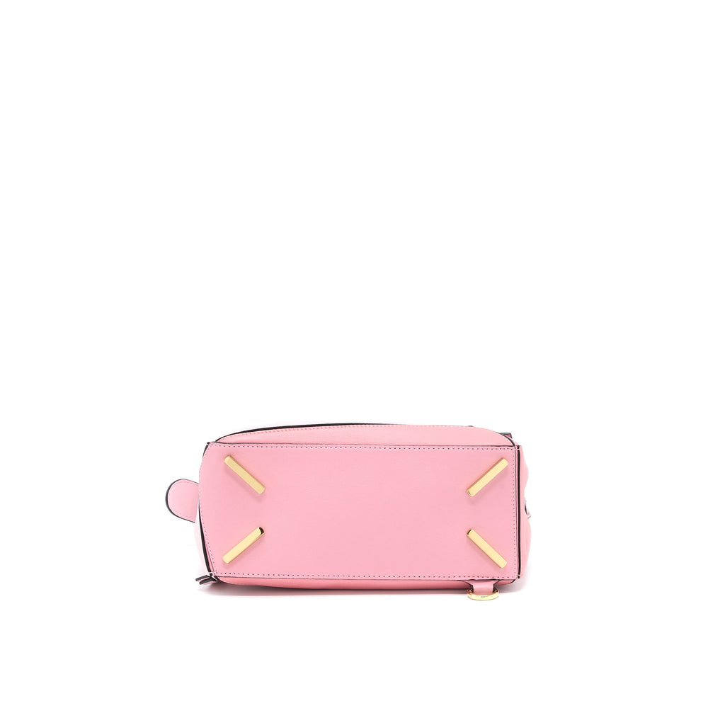 LOEWE SMALL PUZZLE BAG CALFSKIN MULTICOLOUR BLOCK GHW