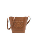 CELINE SMALL BUCKET CUIR TRIOMPHE CALFSKIN TAN GHW