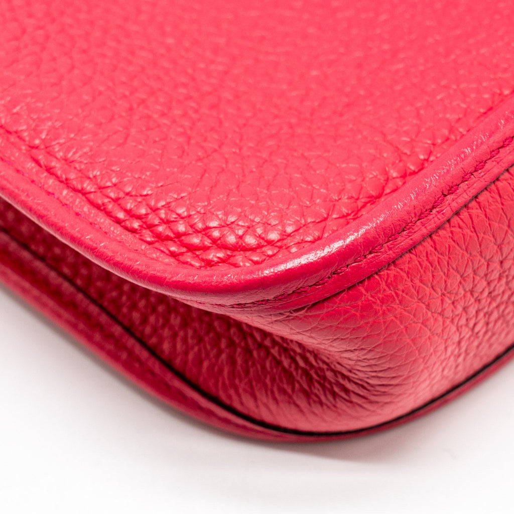 HERMES MINI EVELYNE CLEMENCE ROSE EXTREME SHW