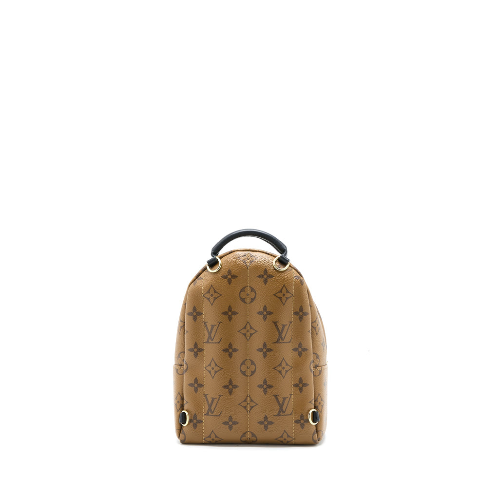 LOUIS VUITTON PALM SPRINGS MINI BACKPACK MONOGRAM REVERSE CANVAS GHW