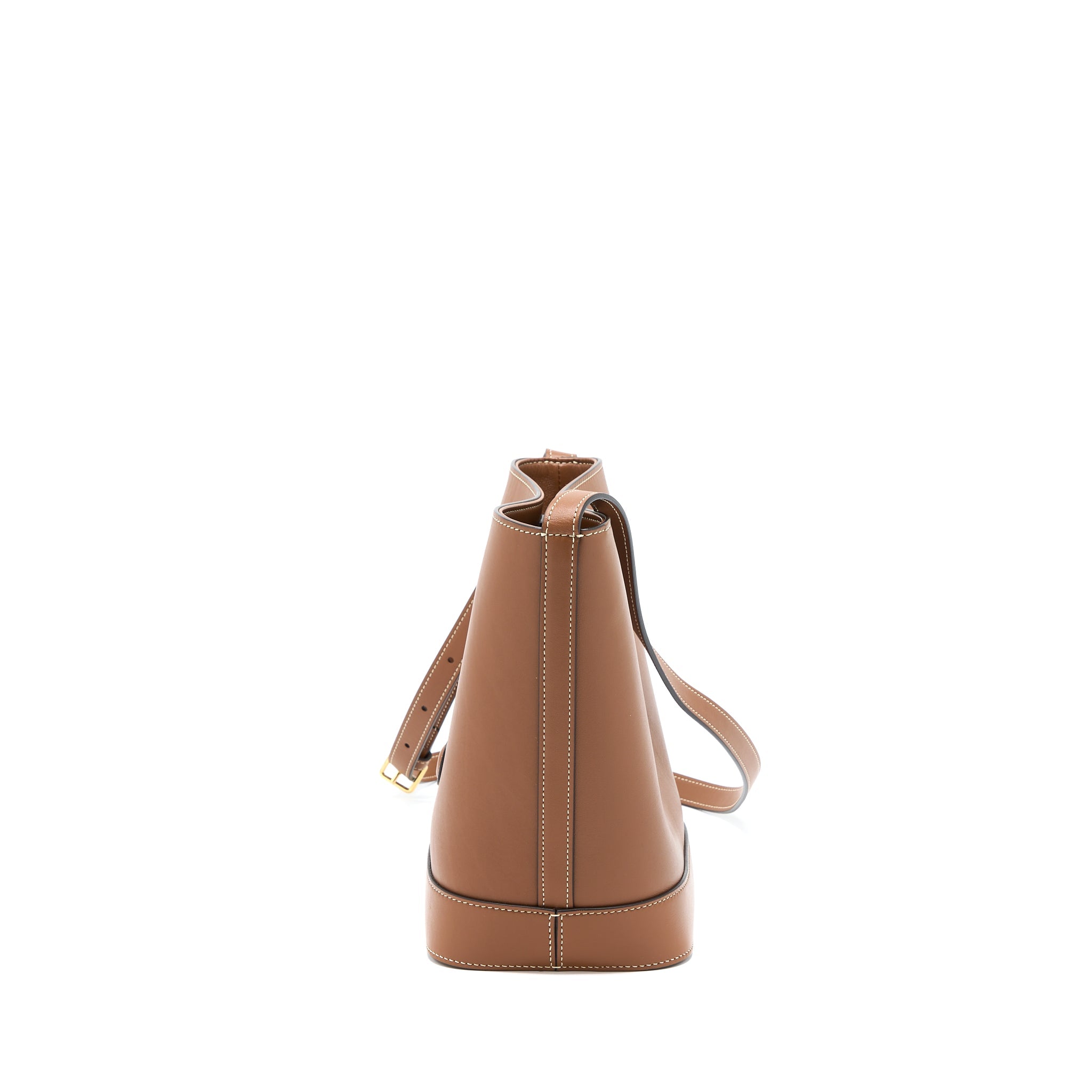 CELINE SMALL BUCKET CUIR TRIOMPHE CALFSKIN TAN GHW