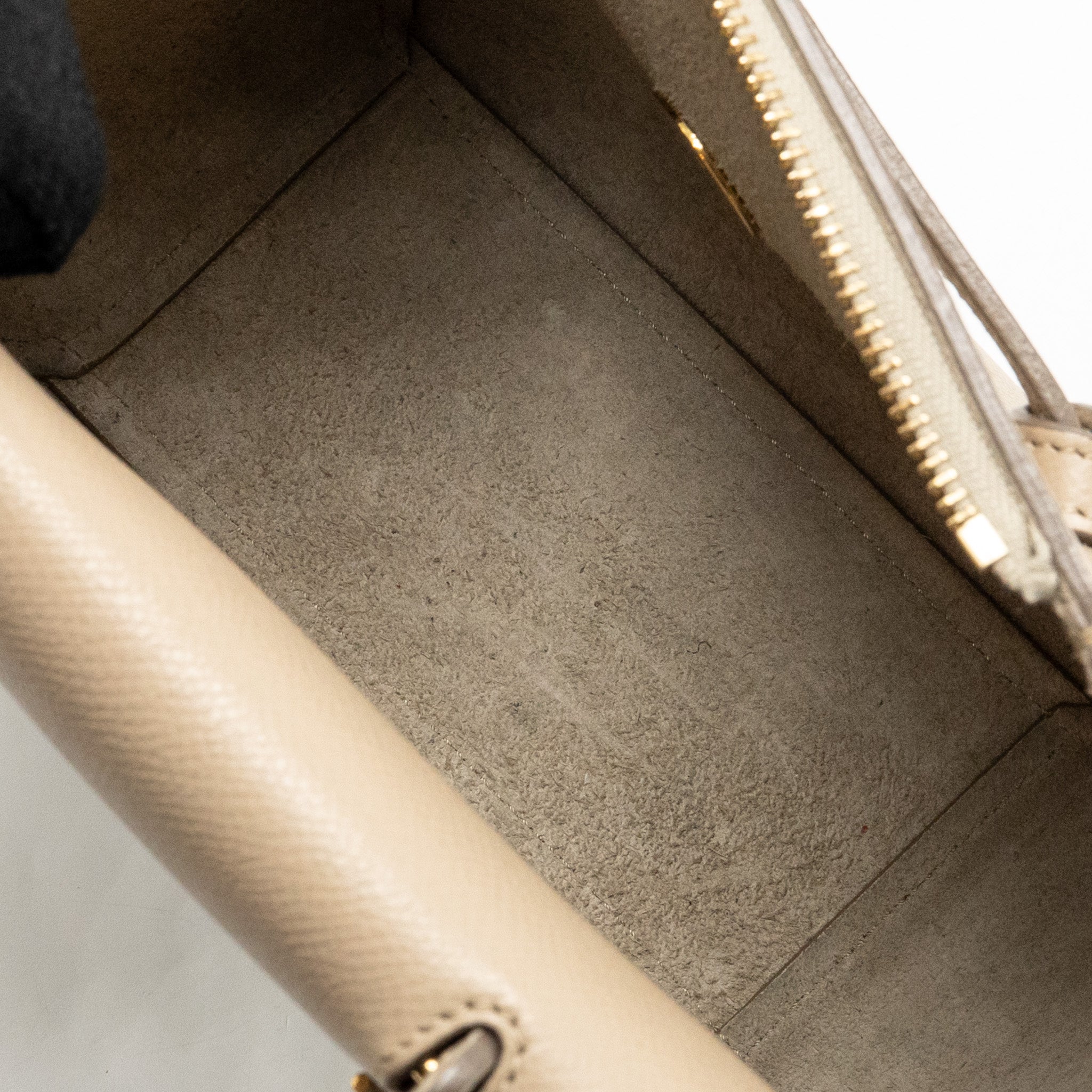 CELINE NANO BELT BAG CALFSKIN LIGHT BEIGE GHW