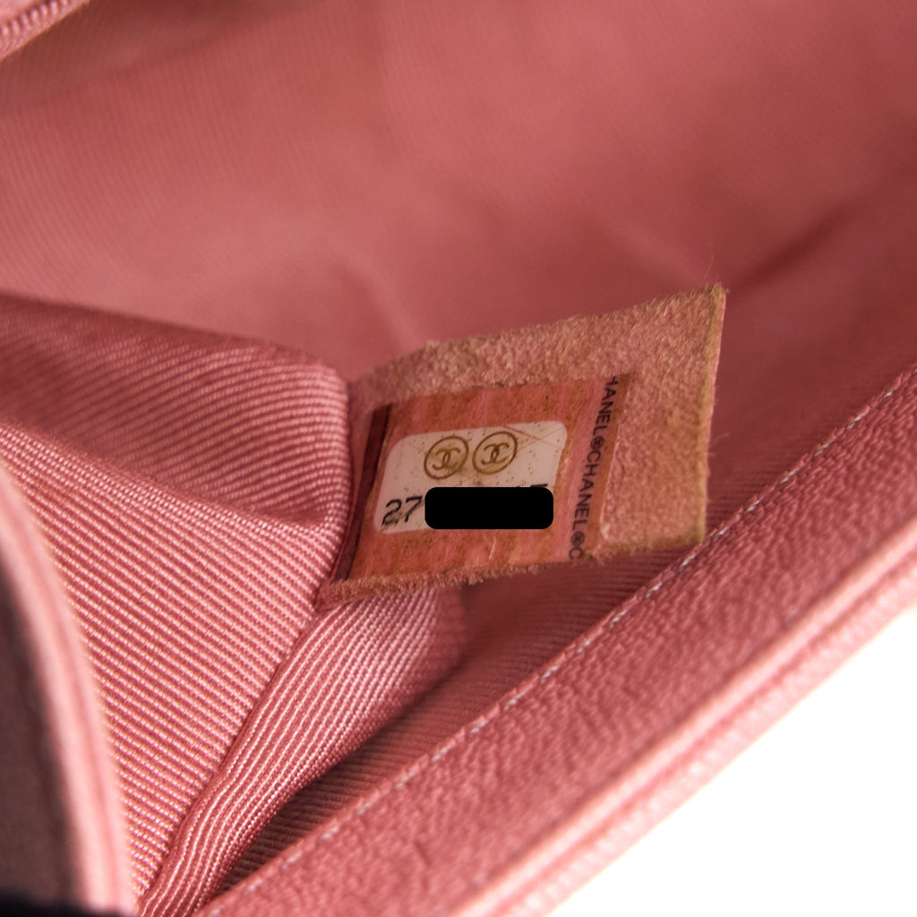 CHANEL SMALL BOY BAG CAVIAR PINK LGHW