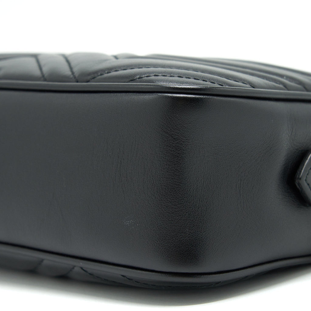 GUCCI GG MARMONT SMALL CAMERA BAG BLACK