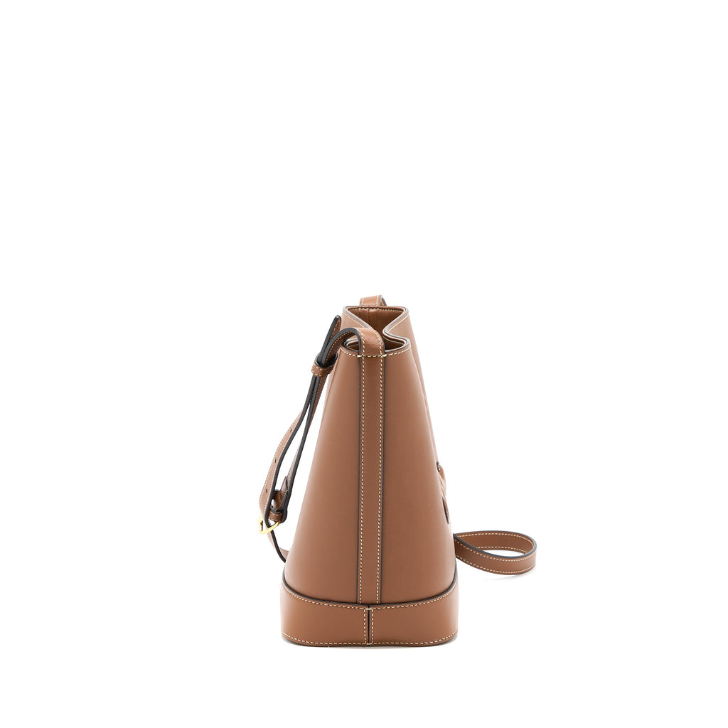 CELINE SMALL BUCKET CUIR TRIOMPHE CALFSKIN TAN GHW