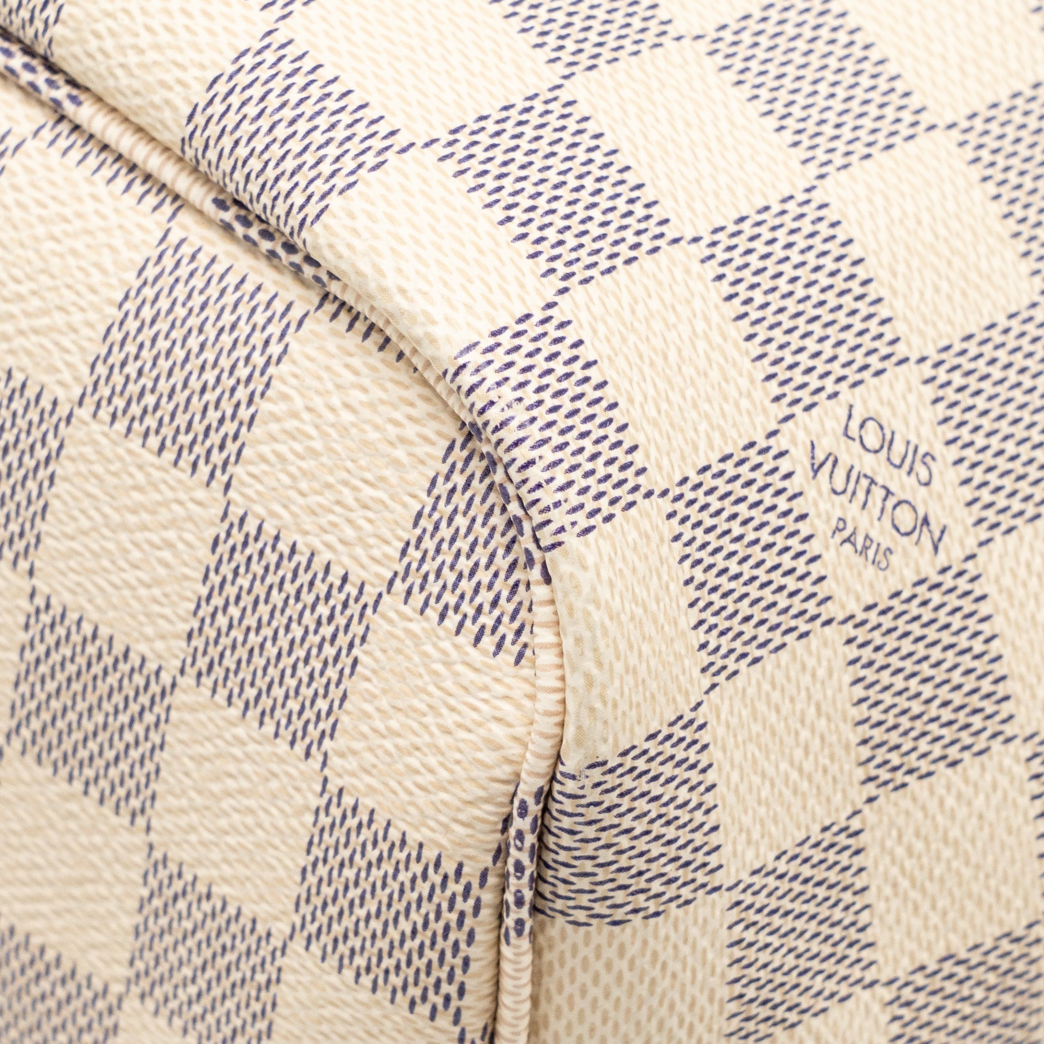 LOUIS VUITTON NEVERFULL MM DAMIER AZUR CANVAS GHW
