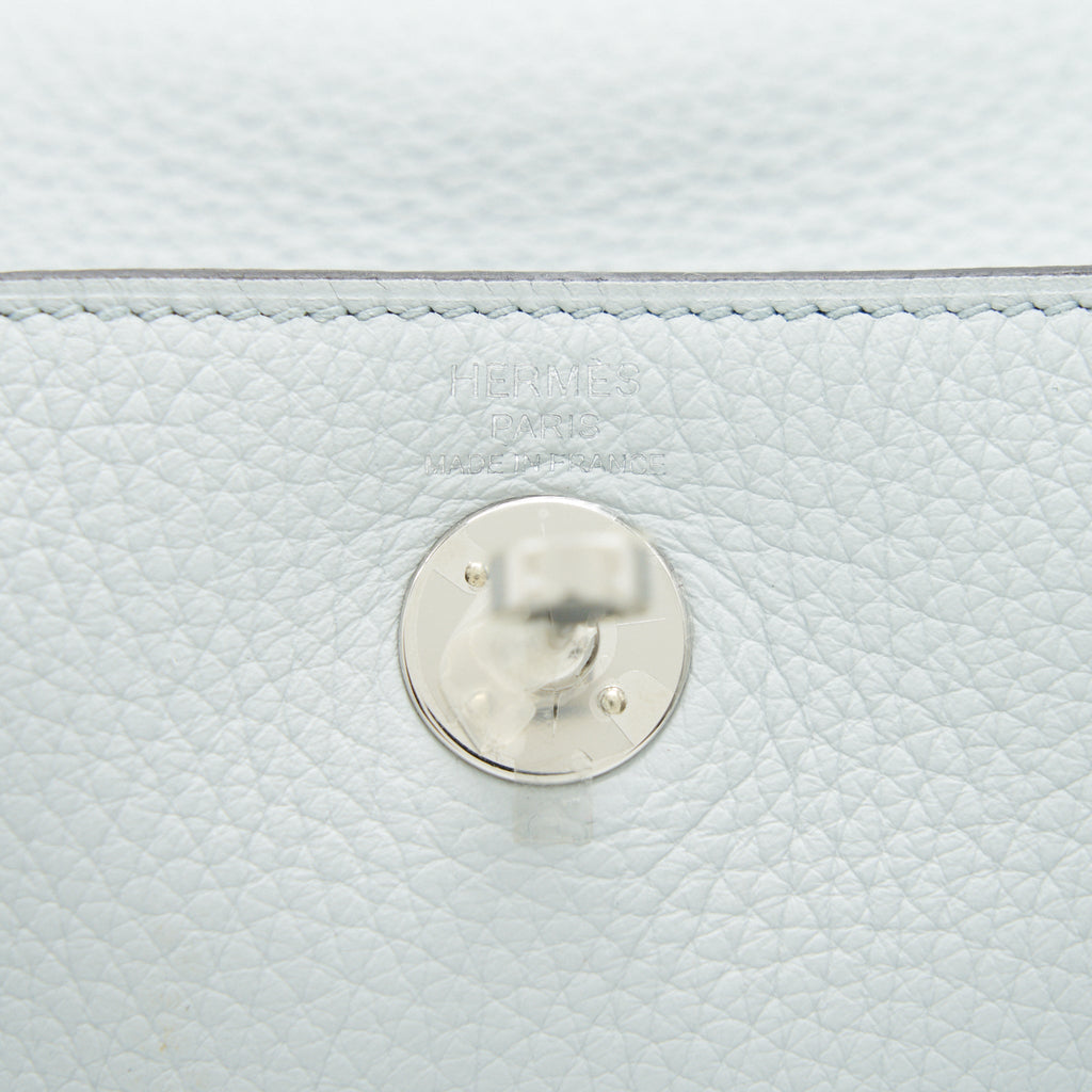 HERMES MINI LINDY 08 BLEU PALE SHW