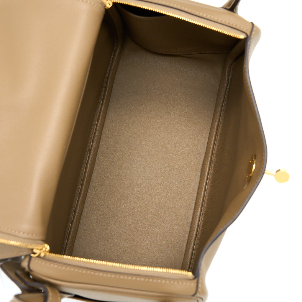 HERMES LINDY 26 EVERCOLOR BEIGE DE WEIMAR GHW