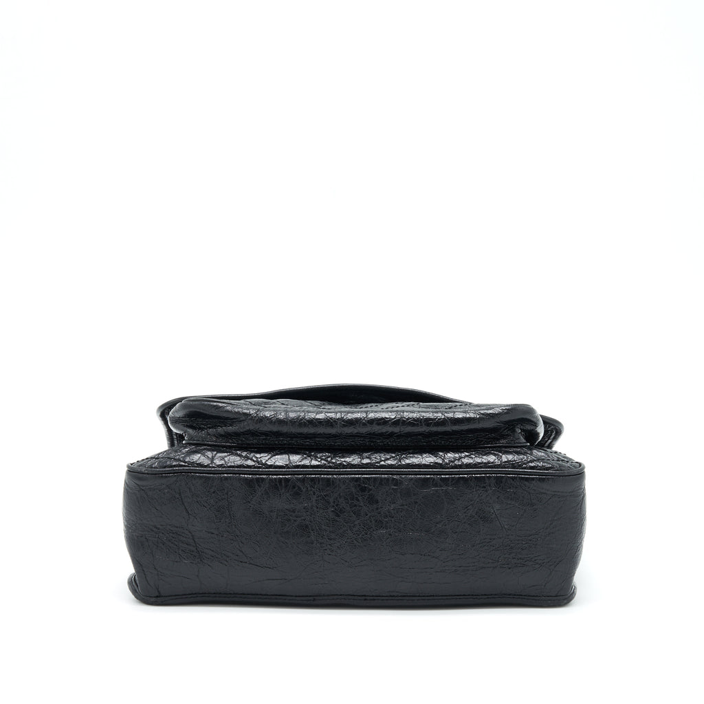 SAINT LAURENT LARGE NIKI SHOULDER BAG CALFSKIN BLACK SHW