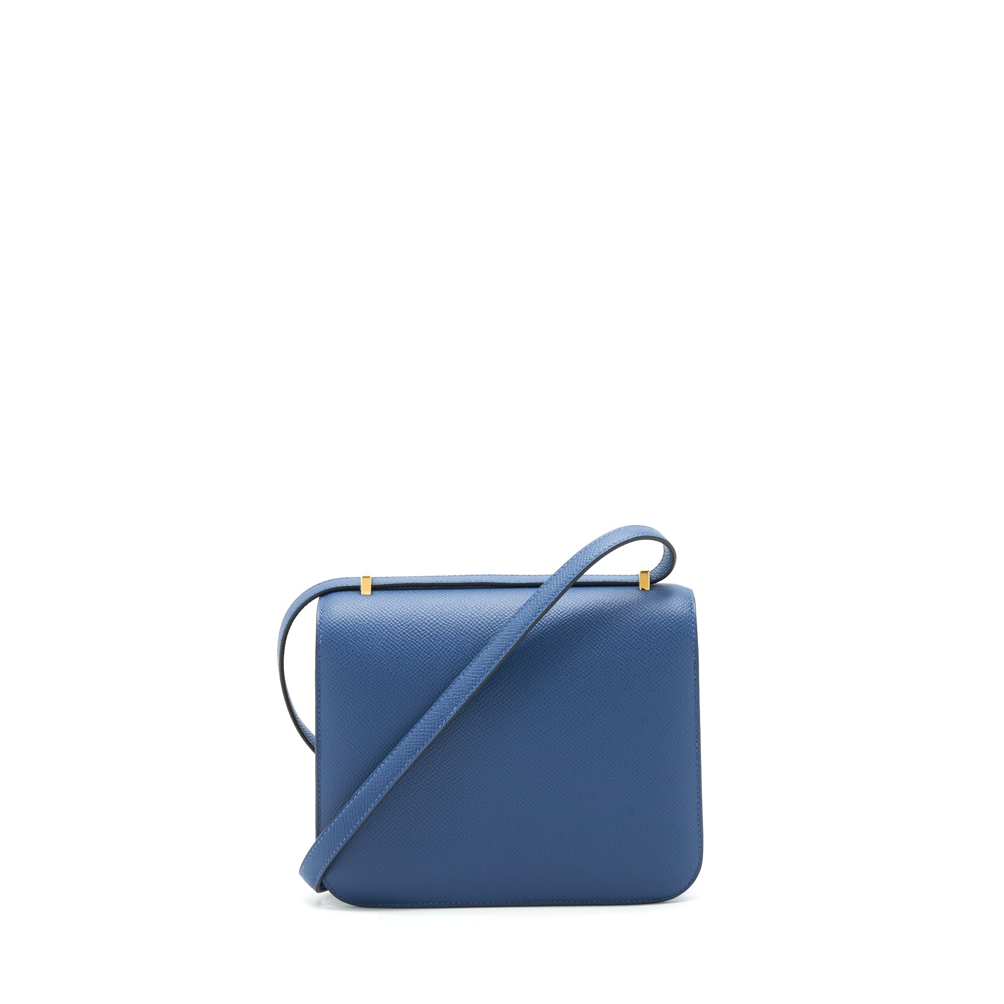 HERMES MINI CONSTANCE EPSOM S4 DEEP BLUE GHW