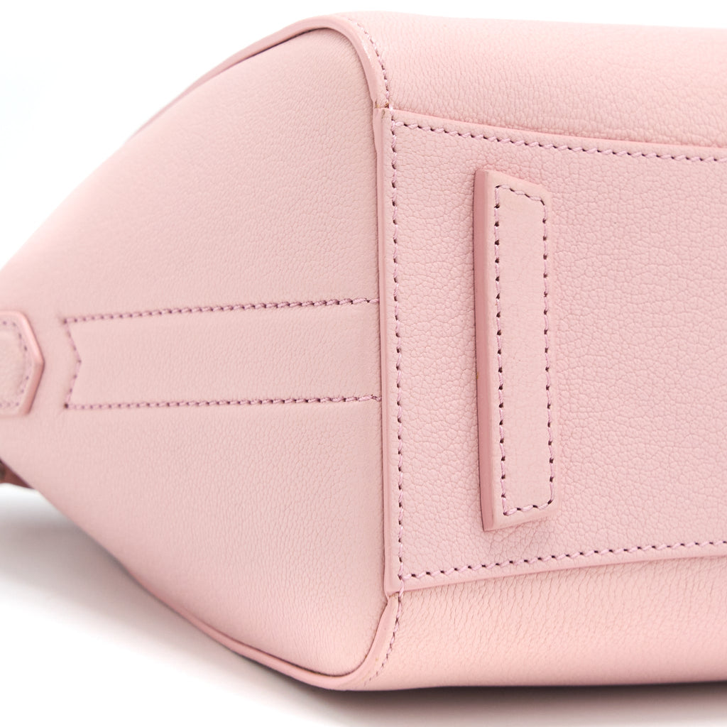 GIVENCHY MINI ANTIGONA GOATSKIN PINK SHW
