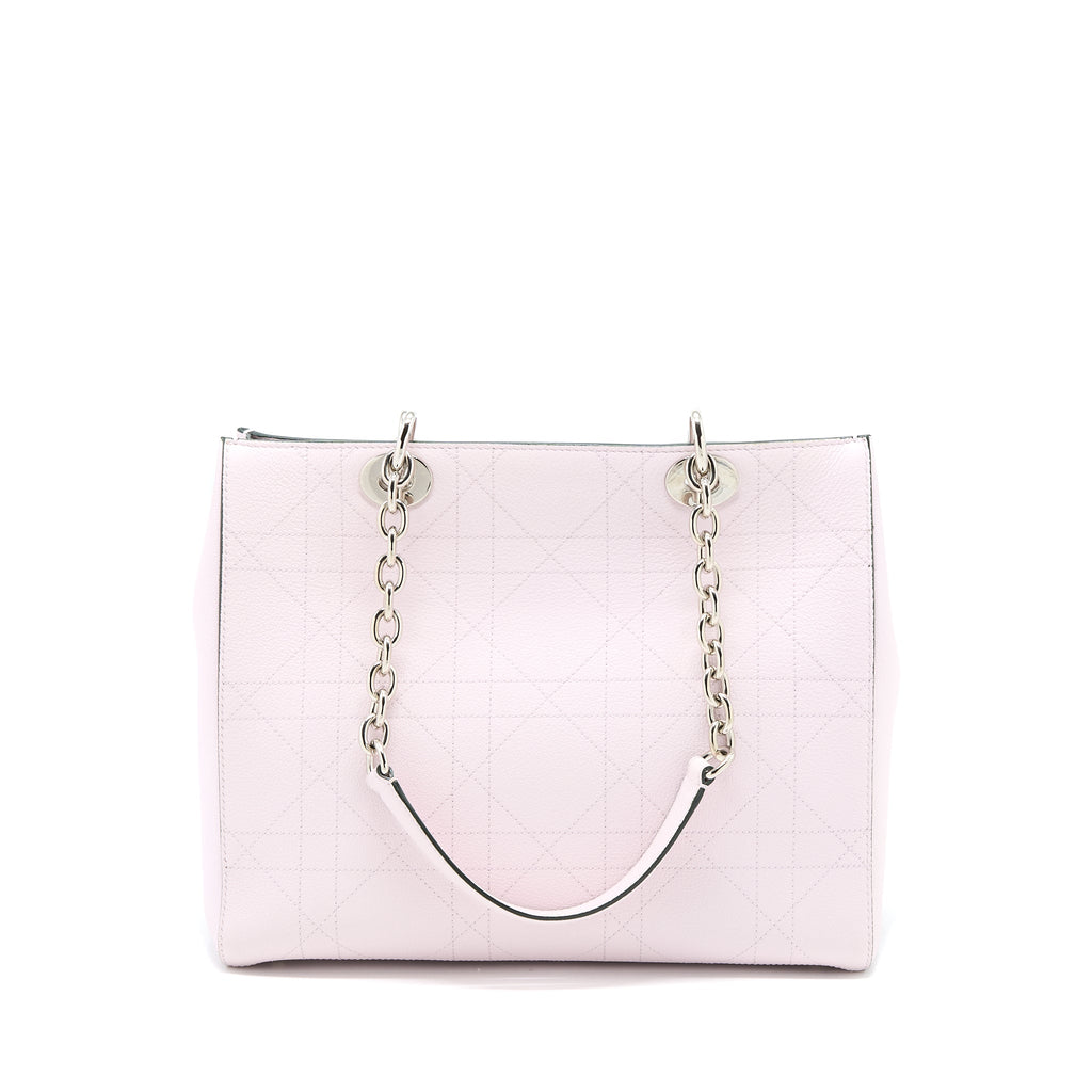 DIOR TOTE BAG CALFSKIN LIGHT PINK SHW