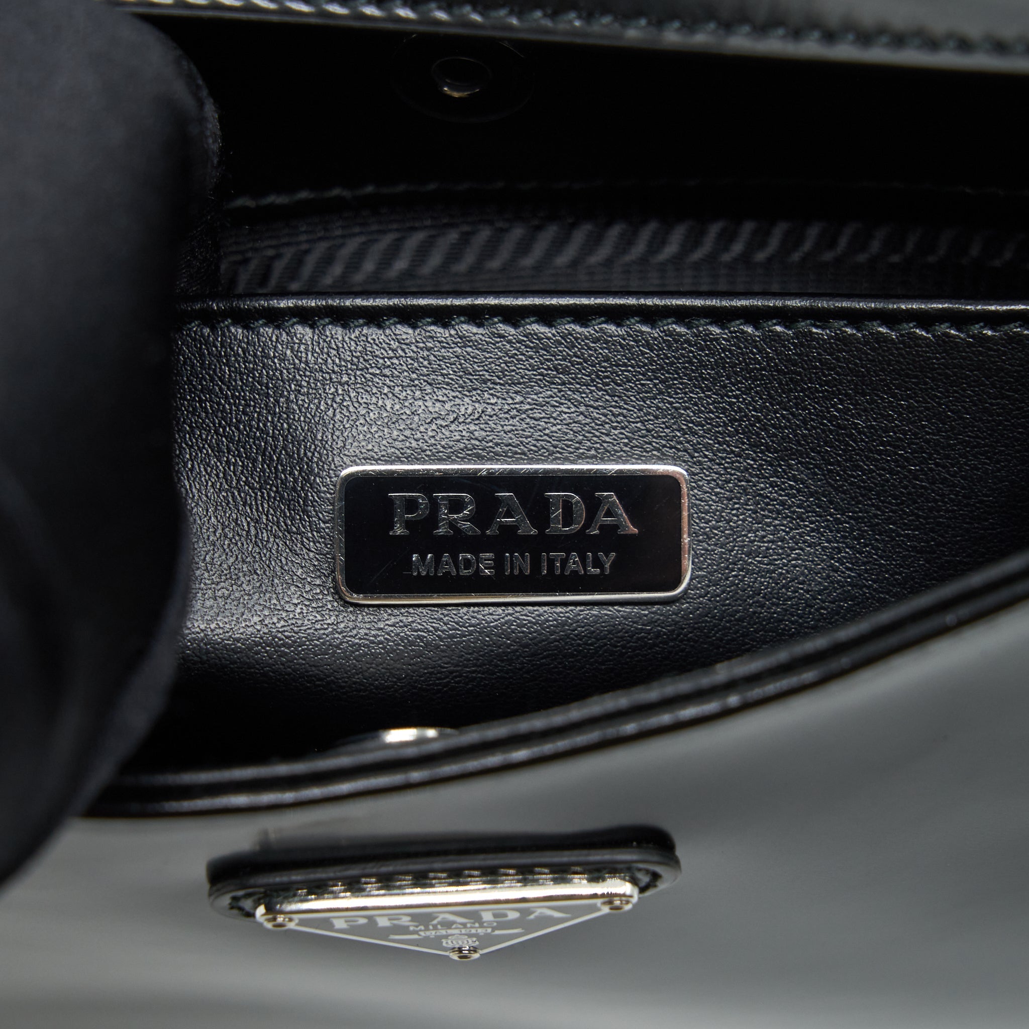 PRADA CLEO BAG CALFSKIN BLACK SHW