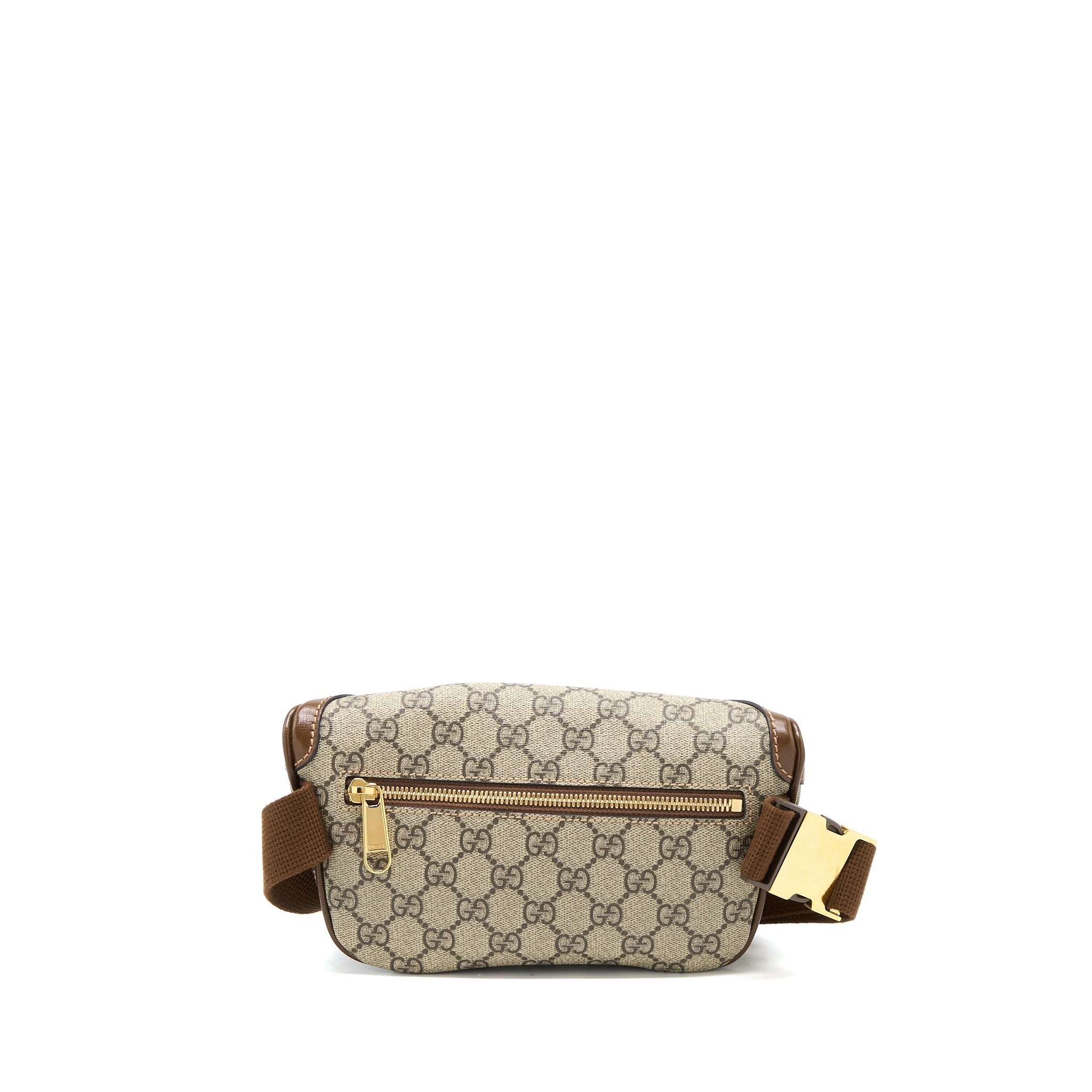 GUCCI BELT BAG INTERLOCKING G GG SUPREME CANVAS GHW