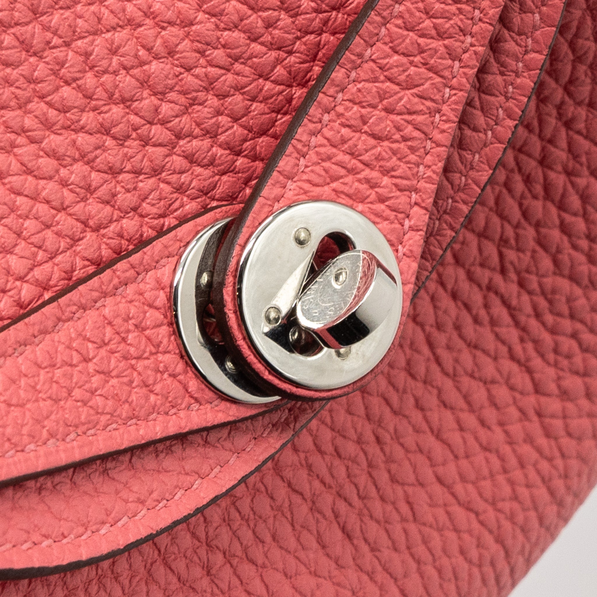 HERMES MINI LINDY CLEMENCE 8W ROSE AZALEE SHW