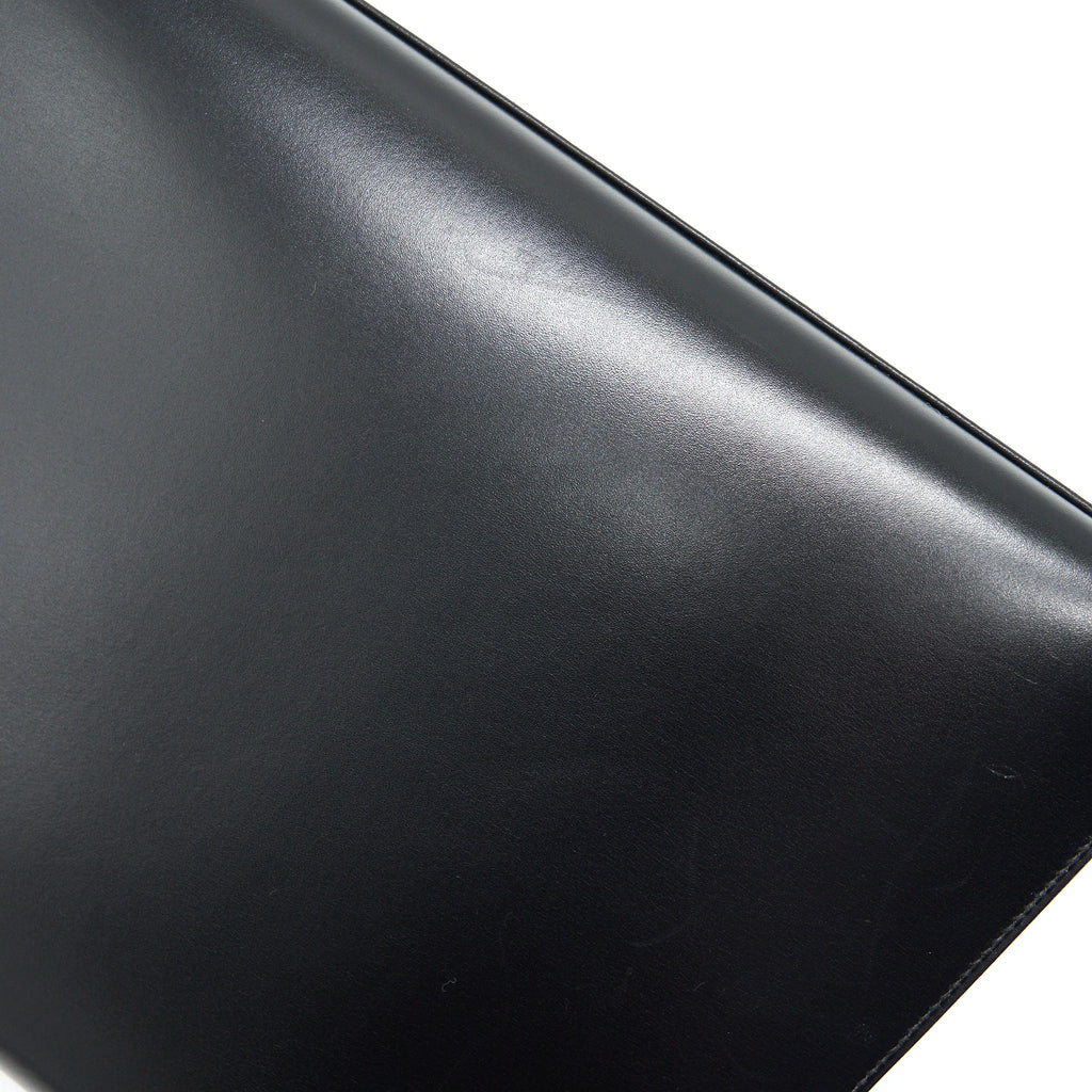 HERMES KELLY32 BOX LEATHER BLACK GHW (SHOULDER STAP MISSING)