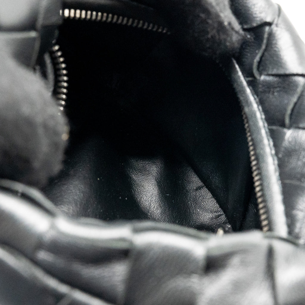 BOTTEGA VENETA CANDY JODIE BAG LAMBSKIN BLACK SHW